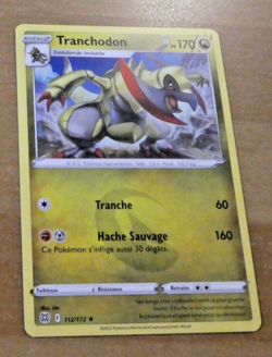 POKEMON STARS ETINCELANTES FRANCAISE CARD CARTE Tranchodon 112/172 FR JCC NM - Image 1