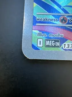Pokemon Card Bulbasaur 133/132 - Mega Evolution Stamped Promo - Image 3