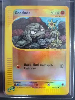 Geodude 110/165 Reverse Holo - Expedition Base Set - Pokemon Card - Image 1