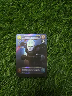 Star War's Unlimited Showcase Grand Inquisitor Proxie Card SWU - Image 1