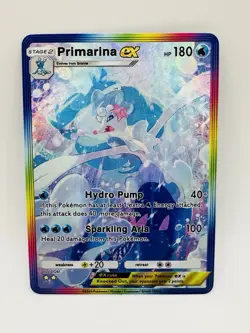 Pokemon POCKET Primarina Kawaii illustration DIY Doujin Art Card - Image 1