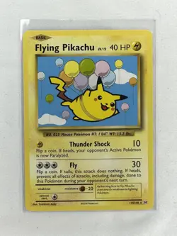 Flying Pikachu 110/108 - LP SECRET RARE XY Evolutions - 2016 Pokemon TCG Card - Image 1