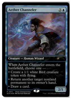 MTG Foil Aether Channeler - Game Day & Store Championship Promos LP English - Image 1