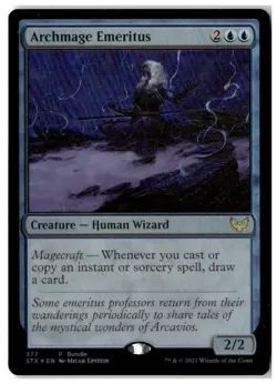MTG Foil Archmage Emeritus - Unique and Miscellaneous Promos MP English - Image 1