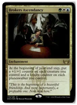 MTG Foil Brokers Ascendancy - Streets of New Capenna Moderately Played English - Image 1