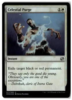 MTG Foil Celestial Purge - Modern Masters 2015 Misprint MP English - Image 1