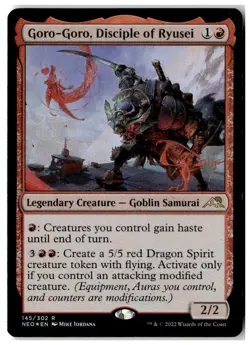 MTG Foil Goro-Goro, Disciple of Ryusei - Promo Pack: NEO MP English - Image 1
