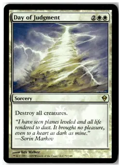 MTG Foil Day of Judgment - Buy-A-Box Promos Lightly Played English - Image 1