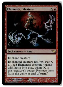 MTG Foil Elemental Mastery - Shadowmoor Heavily Played English - Image 1