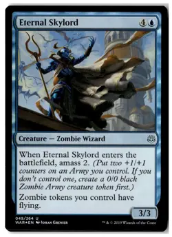 MTG Foil Eternal Skylord - War of the Spark Moderately Played English - Image 1