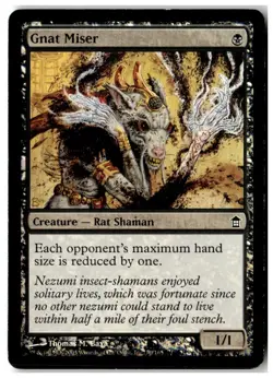 MTG Foil Gnat Miser - Saviors of Kamigawa Heavily Played English - Image 1