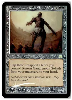 MTG Foil Gangrenous Goliath - Onslaught Lightly Played English - Image 1