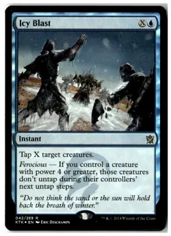 MTG Foil Icy Blast - Khans of Tarkir Moderately Played English - Image 1