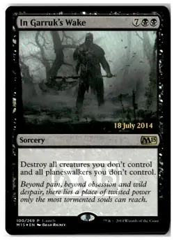 MTG Foil In Garruk's Wake - Launch Party & Release Event Promos MP English - Image 1