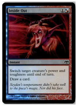 MTG Foil Inside Out - Eventide Moderately Played English - Image 1