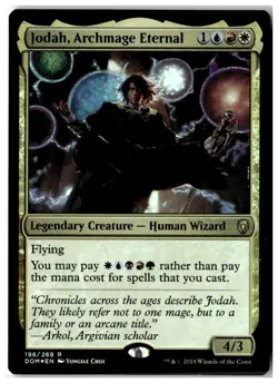 MTG Foil Jodah, Archmage Eternal - Dominaria Heavily Played English - Image 1