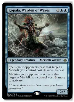 MTG Foil Kopala, Warden of Waves - Ixalan Moderately Played English - Image 1