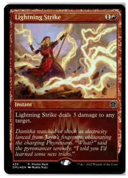 MTG Foil Lightning Strike - Promo Pack: Dominaria United MP English - Image 1