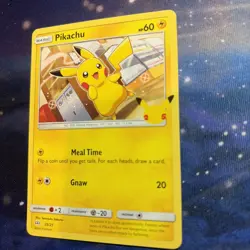 Pikachu 25/25 Non-Holo Pokemon Card (McDonalds Collection 2021 Promo) - Image 3