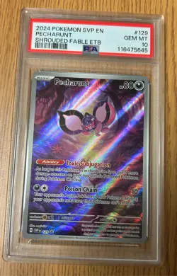 Pecharunt - 129 (Pokemon Center Exclusive) 129 Sv: Scarlet & Violet Promo PSA 10 - Image 1