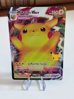 Pokemon TCG 2021 Pikachu VMAX SWSH062 Black Star Promo - 25th Anniversary- NM - Image 1