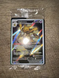 Pokemon Center Stamped Alakazam 009 Pokemon Mega Evolutions - ETB Promo Sealed - Image 2