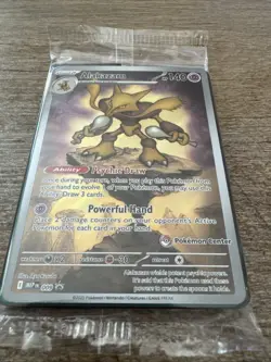 Pokemon Center Stamped Alakazam 009 Pokemon Mega Evolutions - ETB Promo Sealed - Image 4