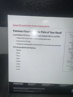 Pokemon TCG, Prismatic Evolutions, 8 Mini Tins Display, Costco Exclusive, Promos - Image 3