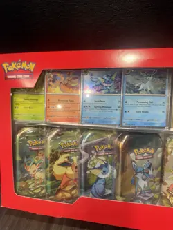 Pokemon TCG, Prismatic Evolutions, 8 Mini Tins Display, Costco Exclusive, Promos - Image 5