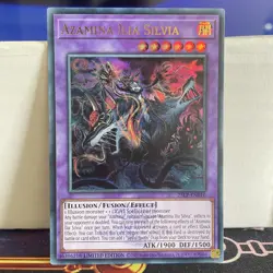 LIMITED EDITION AZAMINA ILIA SILVIA 2025 25LP-EN010 YUGIOH CARD (NM) - Image 1
