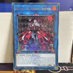 LIMITED EDITION MALISS Q HEARTS CRYPTER 2025 25LP-EN016 YUGIOH CARD (NM) - Image 1