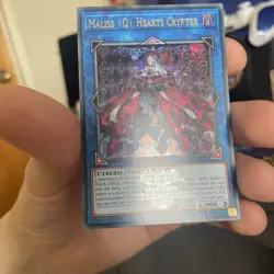 LIMITED EDITION MALISS Q HEARTS CRYPTER 2025 25LP-EN016 YUGIOH CARD (NM) - Image 2