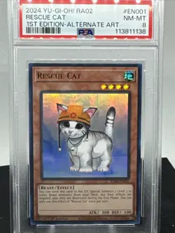2024 YuGiOh Rescue Cat Bundle RA02-EN001 Sequential PSA Graded - Image 3