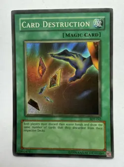 CARD DESTRUCTION SDY-042 SUPER RARE YUGIOH TCG MP Unlimited - Image 1