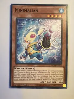 Yugioh! Minimalian SUDA-EN084 Supreme Darkness 1st Edition NM - Image 1