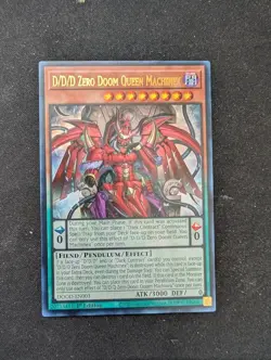 Yugioh! 1x D/D/D Zero Doom Queen Machinex DOOD-EN003 Ultra Rare 1st Ed NM - Image 1