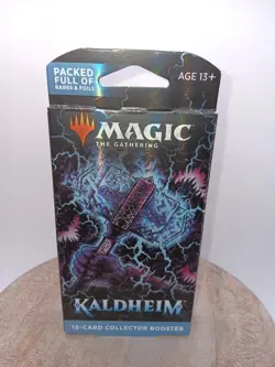 Magic The Gathering Kaldheim 15 Card Collector Booster Pack Sealed From 2021 - Image 2