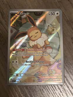 Eevee SVP 173 Scarlet & Violet Black Star Promo Pokemon Card Mint - Image 1
