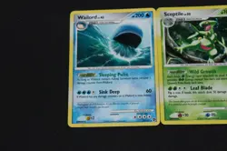 Pokemon Card Lot PL-MP Rare Wailord & Holo Rare Sceptile Great Encounters Set - Image 2