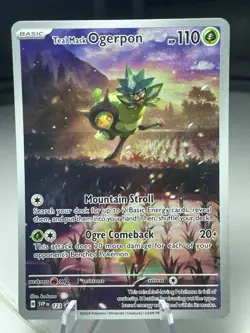 TEAL MASK OGERPON - SVP 123 - Twilight Masquerade Promo - NM - Pokemon Card TCG - Image 1