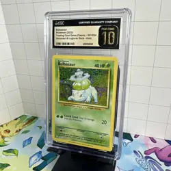CGC 10 PRISTINE Bulbasaur 001/034 CLASSIC Collection HOLO Pokemon Card - Image 3
