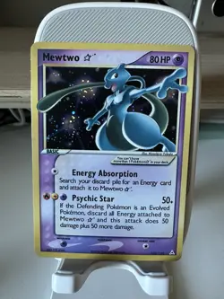 Mewtwo [Gold Star] #103 Pokemon Holon Phantoms [CUSTOM CARD] - Image 1