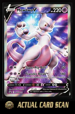 Mewtwo V #SWSH229 Pokemon TCG SWSH: Sword & Shield Promo Cards Promo - Image 1