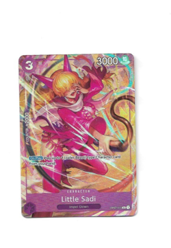 One Piece Card Game Little Sadi OP02-073 R Alternate Art Parallel Card NM - Image 1