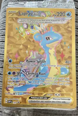 Pokemon TCG S & V Promo Cards Lapras ex # SVP164 Promo Near Mint * SEALED * - Image 1