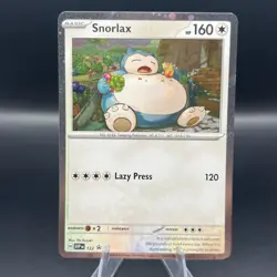 Pokemon TCG - Snorlax - 122 - SV: Scarlet & Violet Promo Cards - Cosmo Holo - NM - Image 1