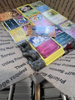 🔥 17lbs+ 4200+ UNSEARCHED Pokemon Bulk Lot! Holos Has Some Holos Cards LP/NM ✨ - Image 1