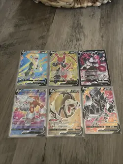 Pokemon TCG Lot of 6 Full Art Cards Near Mint Condition - Image 1