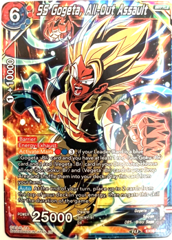 Dragon Ball Super Card Game - SS Gogeta, All-Out Assault - Expansion Rare - NM - Image 1
