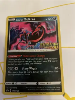 Galarian Moltres - (Prerelease) SWSH125 SWSH: Sword & Shield Promo Cards Holo - Image 1